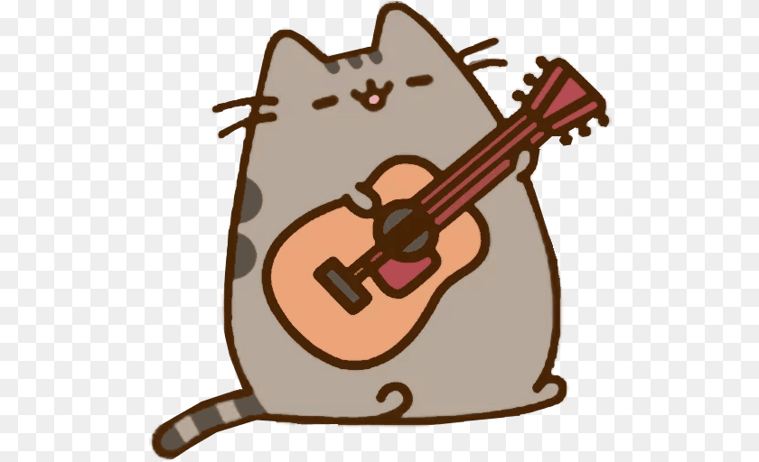 String Pusheen Cat Guitar Pusheen Cat, Bag, Musical Instrument, Animal, Fish Transparent PNG
