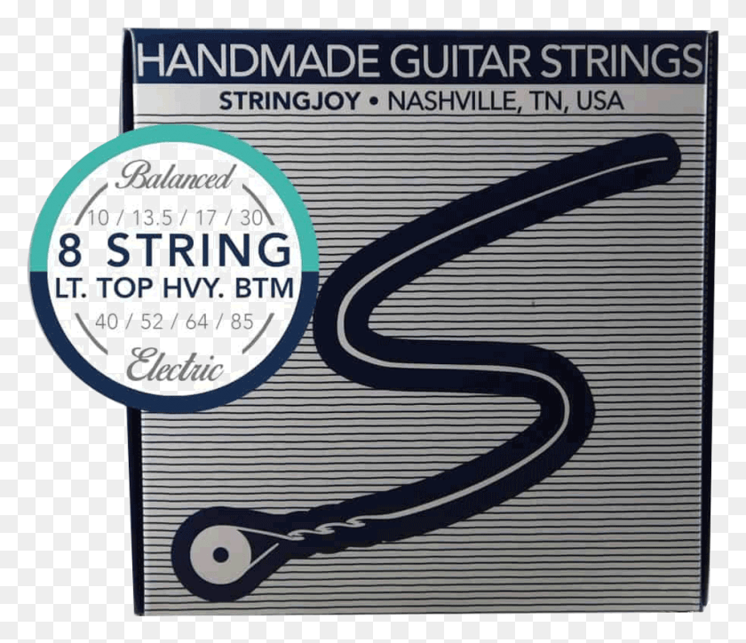 950x809 Descargar Png Stringjoy Nickel Alloyhex 8 String Light Top Heavy String, Texto, Etiqueta, Papel Hd Png