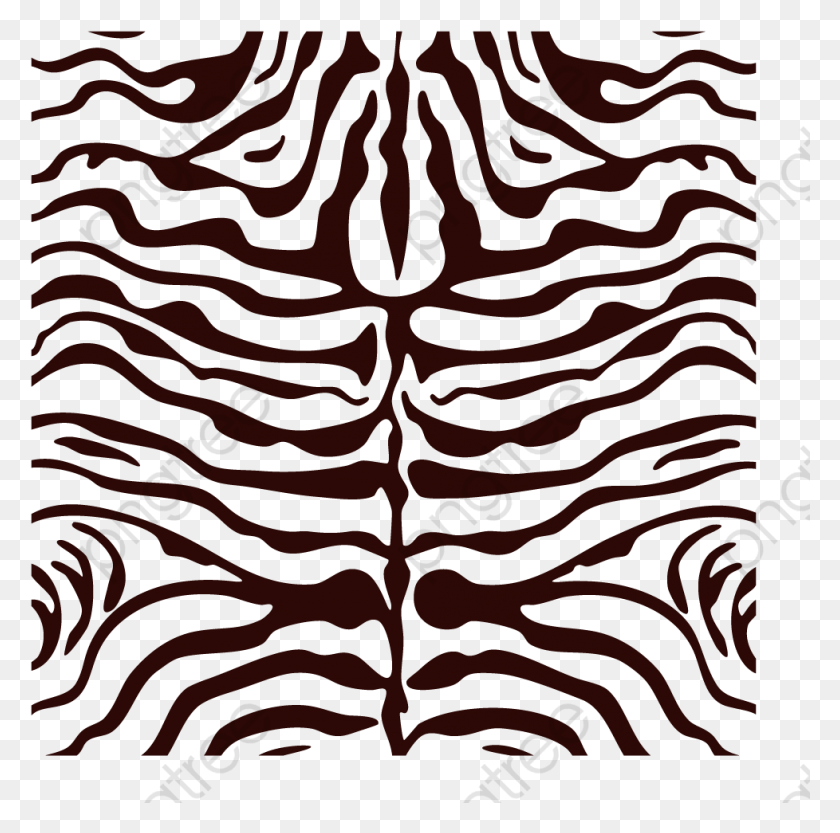 978x970 Stripes Vector Pattern And For Free Tiger Stripes Pattern, Rug, Texture, Text HD PNG Download