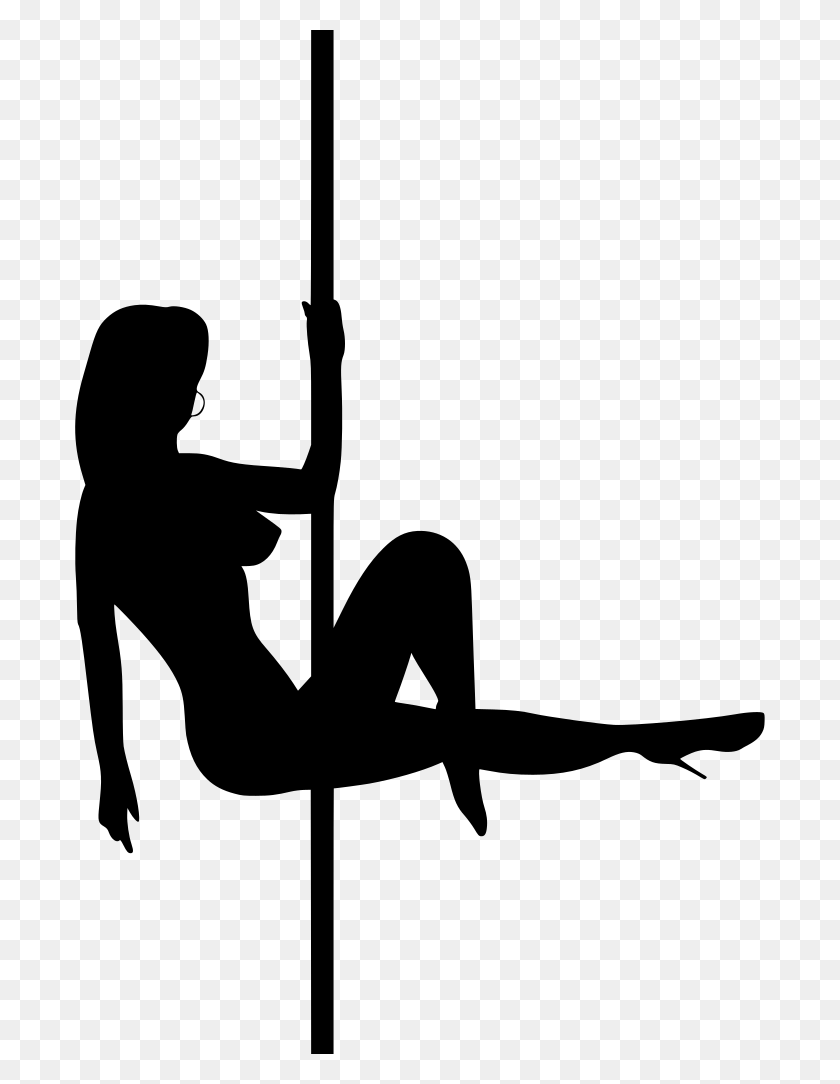 690x1024 Descargar Png / Stripper On Pole Svg, Grey, World Of Warcraft Hd Png