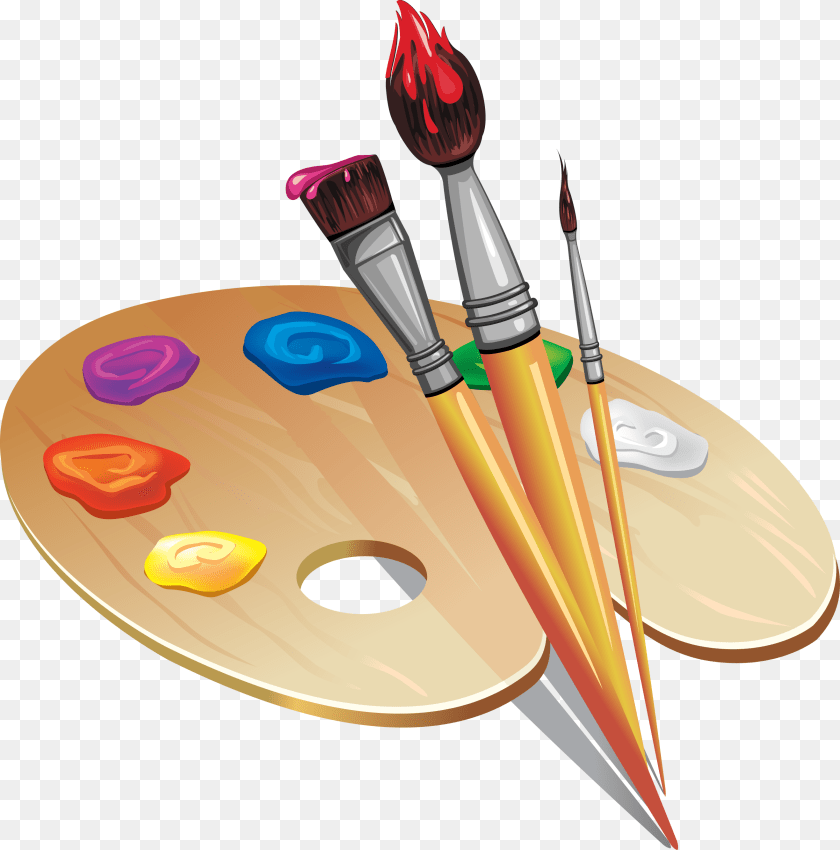 Stroke Drawing Still Life Draw A Paint Brush, Device, Paint Container, Palette, Tool Transparent PNG