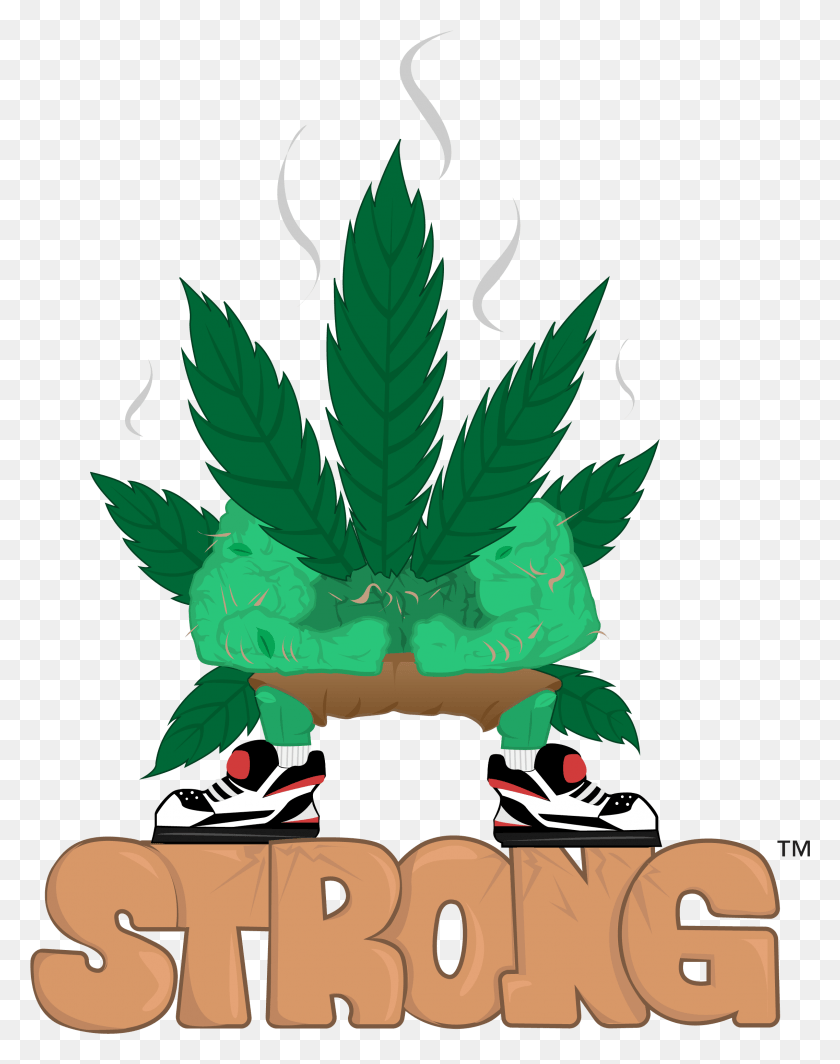 2274x2928 Strong Apparel Clipart 3D Weed, Plant, Leaf, Poster Descargar Hd Png