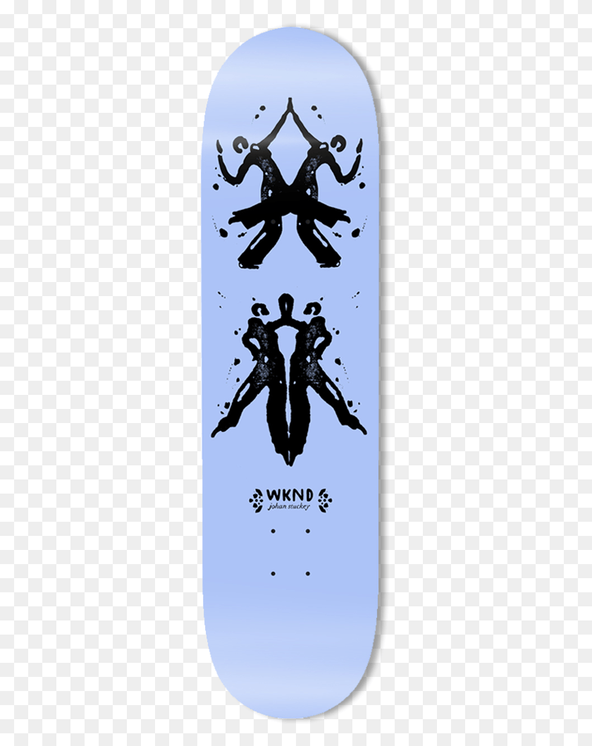 271x998 Stuckey Rorschach 8 1 Skateboard Deck, Water, Person HD PNG Download