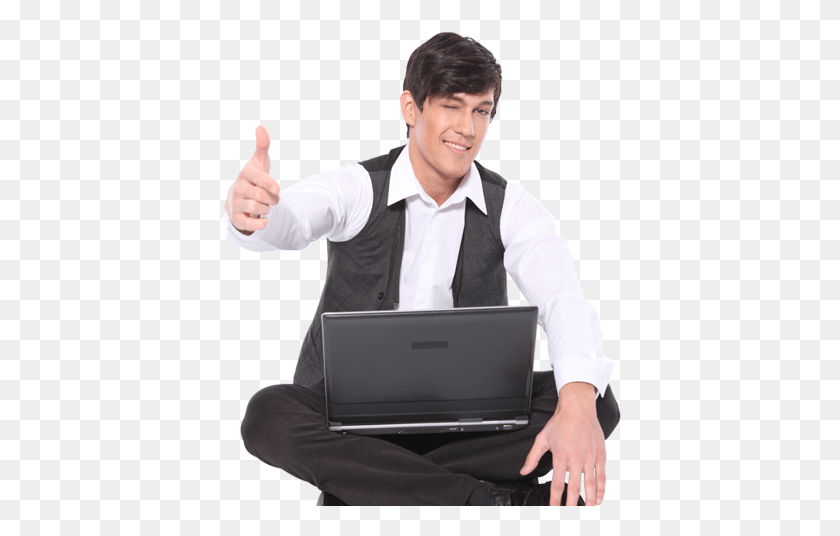 402x476 Student Admission White Collar Worker, Laptop, Pc, Computer HD PNG Download