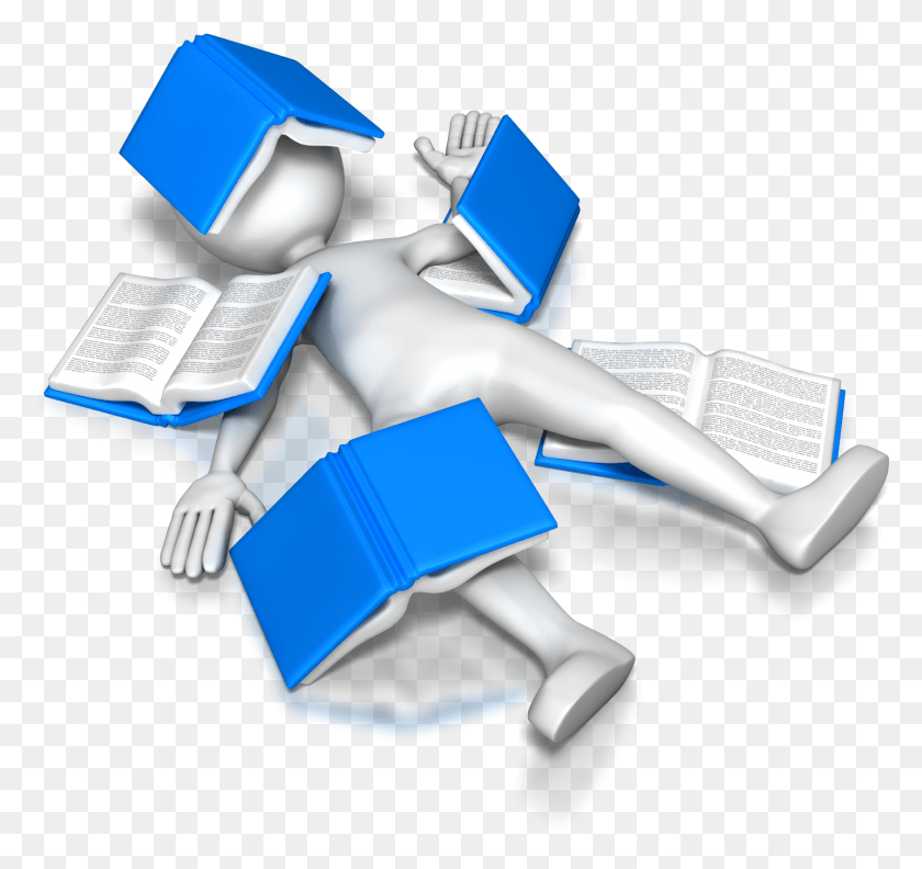 1434x1347 Student Covered With Books Presenter Media Stick Figures, Recycling Symbol, Symbol, Trash HD PNG Download
