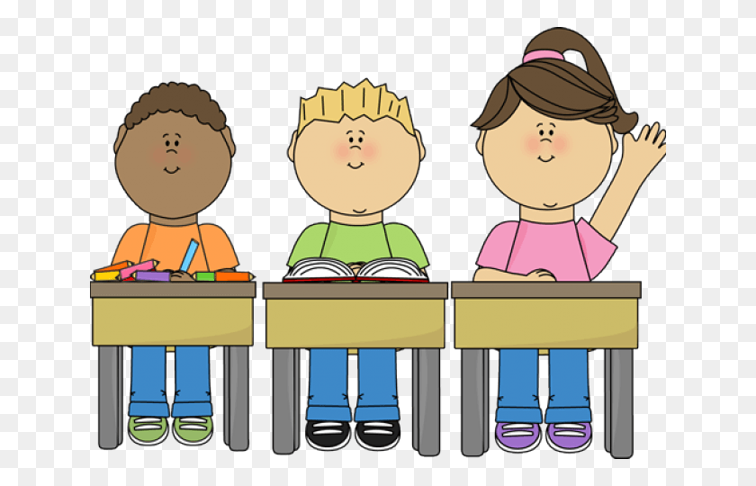 640x480 Student Raising Hand Clipart 19 Student Raising Hand Students Sitting At Desk Clipart, Person, Human, Female HD PNG Download