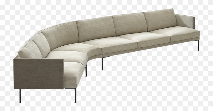 740x378 Studio Couch, Furniture, Table, Cushion HD PNG Download