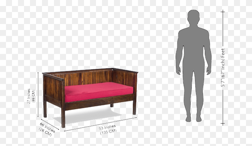 662x427 Studio Couch, Furniture, Person, Human HD PNG Download