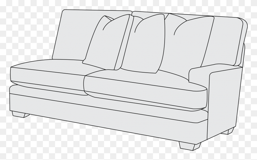 1897x1124 Studio Couch Studio Couch, Furniture, Baseball Cap, Cap HD PNG Download