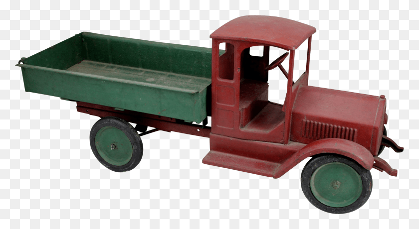 2025x1040 Sturditoy Pressed Steel Toy Dump Truck Circa, Vehicle, Transportation, Carriage HD PNG Download