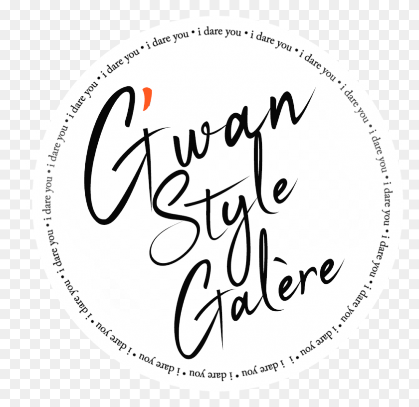 1024x993 Style Galre Circle, Text, Label, Calligraphy HD PNG Download