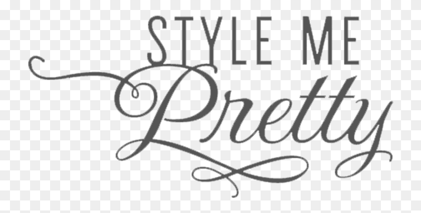 730x365 Style Me Pretty, Text, Handwriting, Calligraphy HD PNG Download