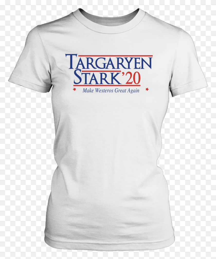 823x1001 Style Targaryen Stark Make Westeros Great Again, Clothing, Apparel, T-shirt HD PNG Download