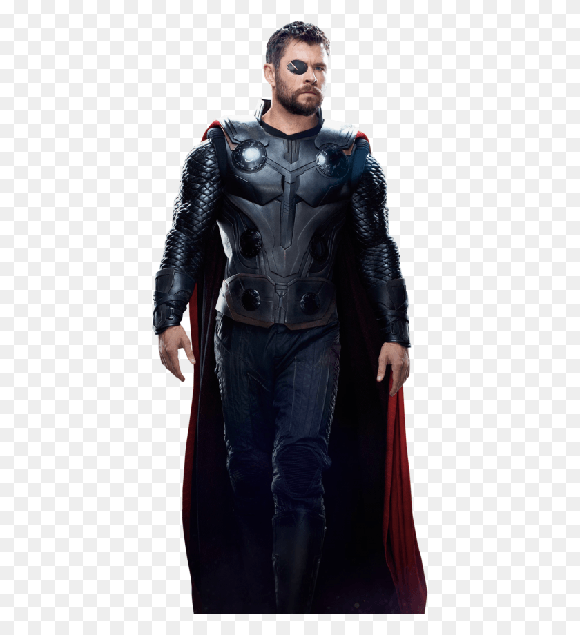 400x860 Style Thor Transparent Background Images Thor Avengers Infinity War Costume, Clothing, Apparel, Jacket HD PNG Download