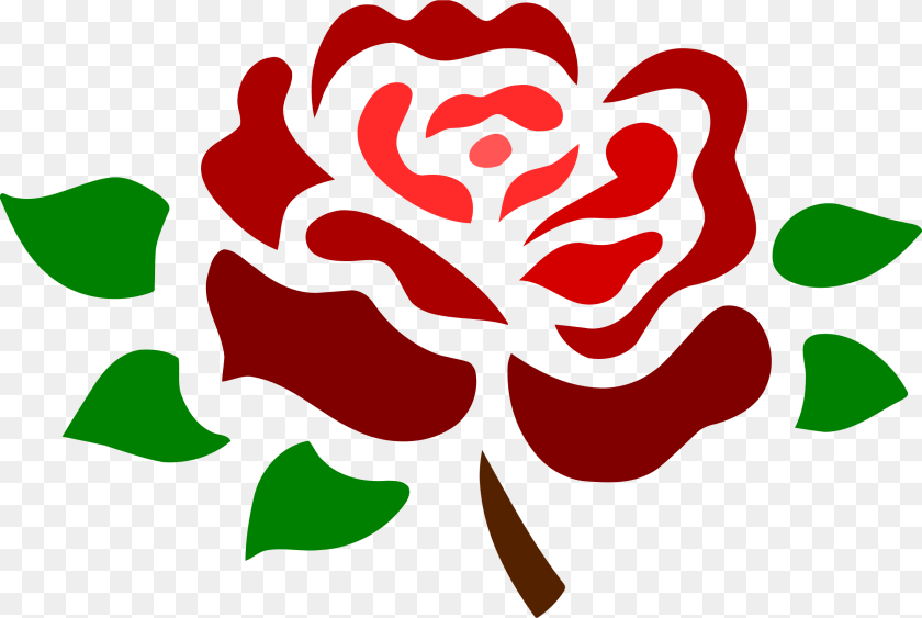 Stylised Clipart, Flower, Plant, Rose, Person Transparent PNG
