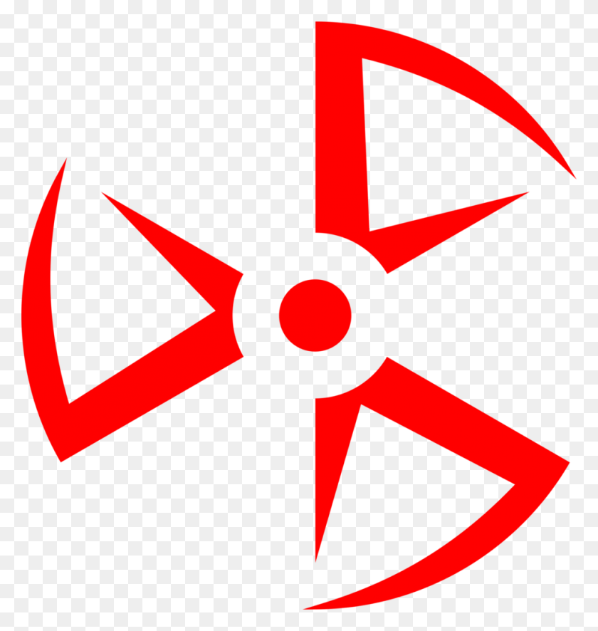 966x1024 Стилизованный Символ Радиации Круг, Звездный Символ Hd Png Скачать