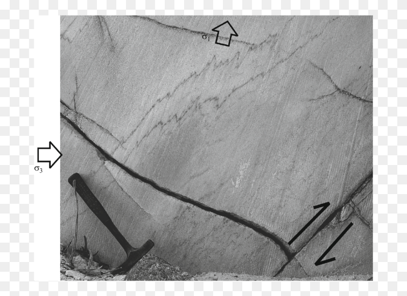 703x550 Stylolite Sutures In Marble At Northern Wall Of Quarry Monochrome, Soil HD PNG Download