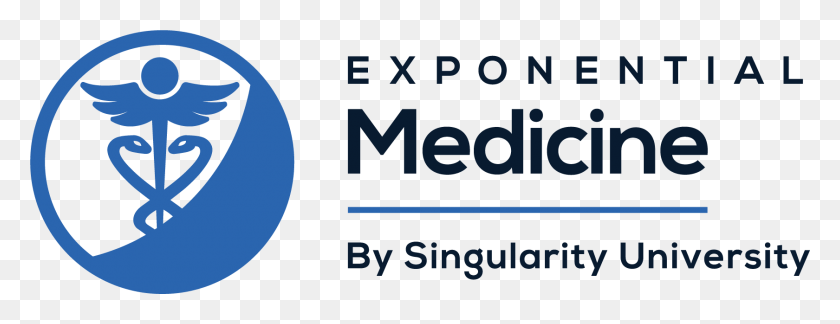 1680x569 Su Exponential Medicine Large Horiz Rgb Singularity Exponential Medicine, Текст, Логотип, Символ Hd Png Скачать