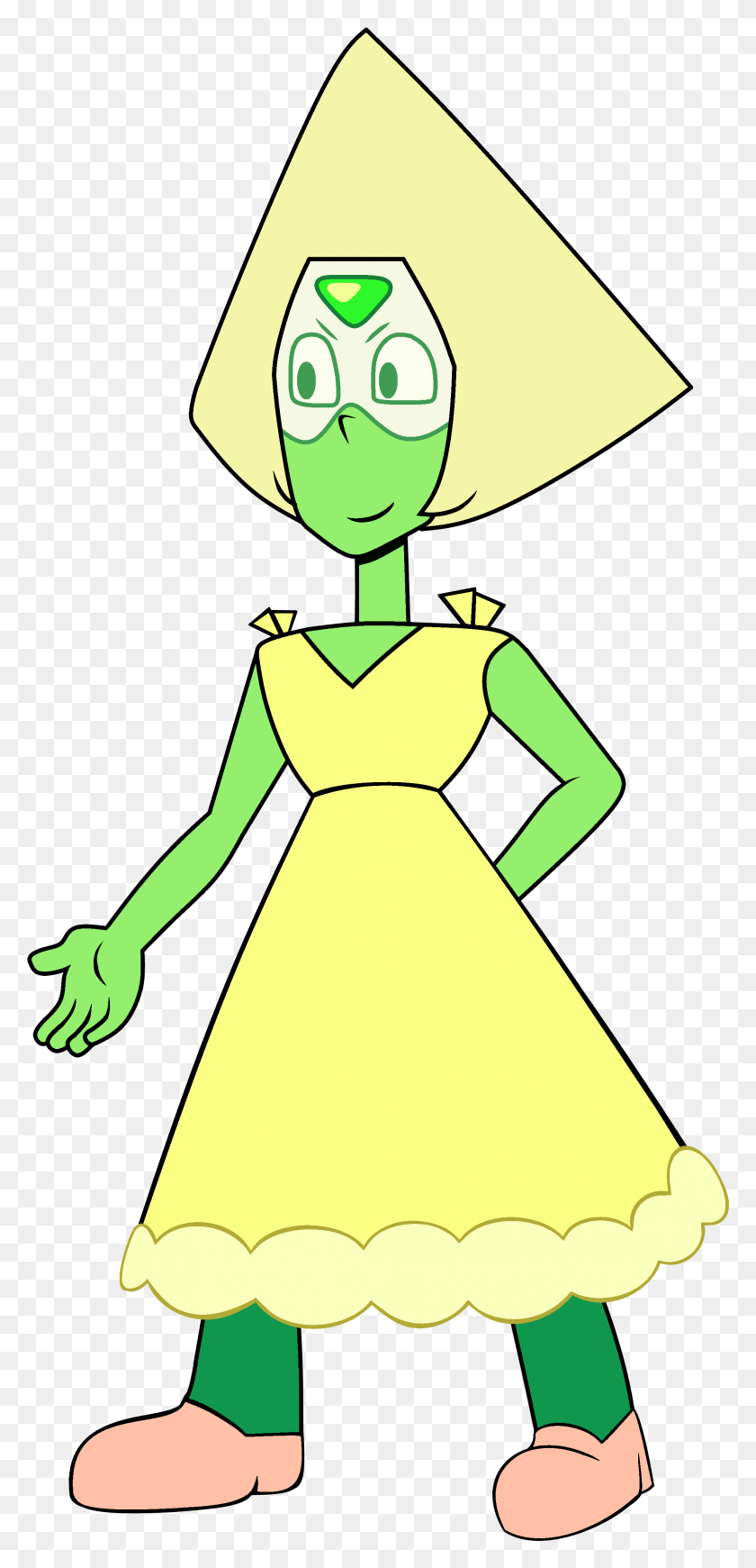 2118x4563 Su Peridot Wedding Outfit Transparent Cartoon, Green, Tie, Accessories HD PNG Download