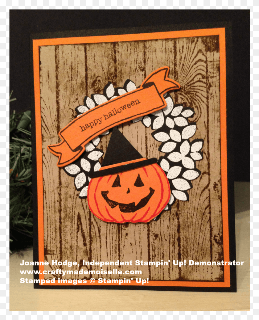 1567x1961 Su Wondrous Wreath Jack O Lantern Witch Punch Art, Label, Text, Poster HD PNG Download