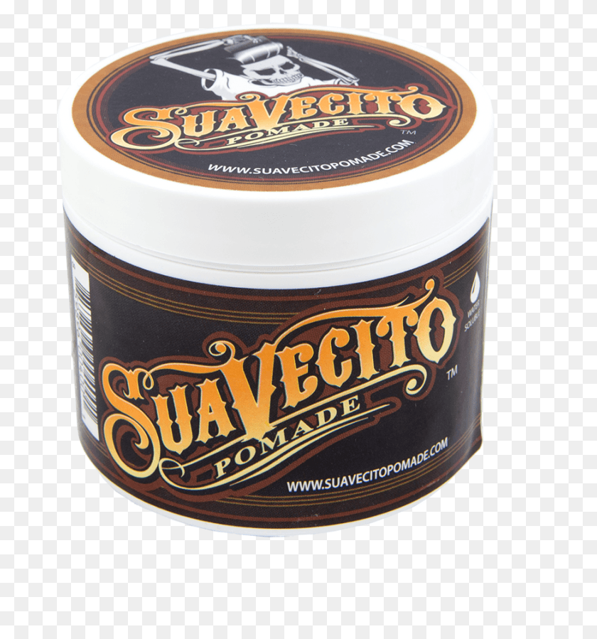 873x940 Suavecito Regular Hold Pomade 113g Chocolate, Label, Text, Tape HD PNG Download