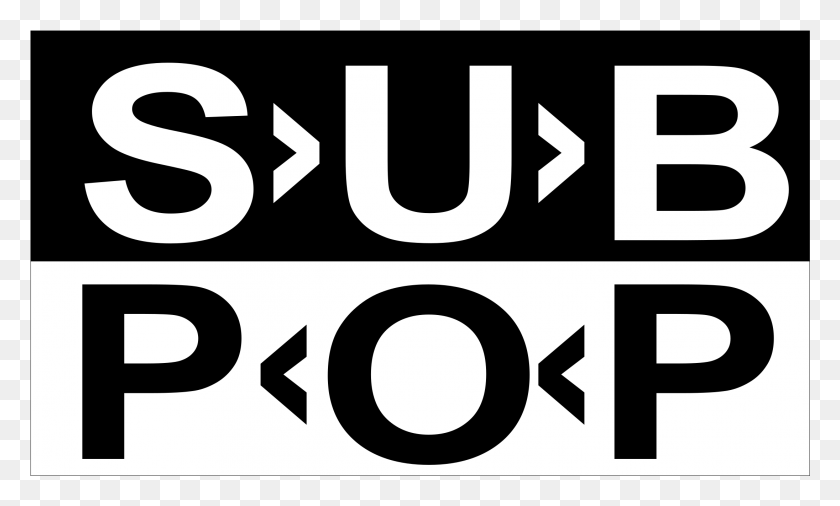 2191x1255 Sub Pop Logo Transparent Sub Pop Logo Vector, Text, Number, Symbol HD PNG Download