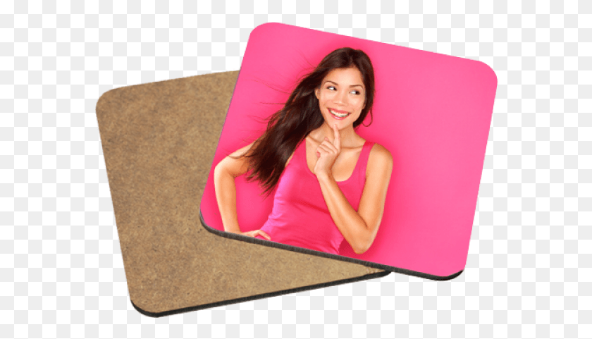 Sublimation Blank 90x90mm Mdf Square Wooden Coaster Sublimation Coaster, Cushion, Person, Human HD PNG Download