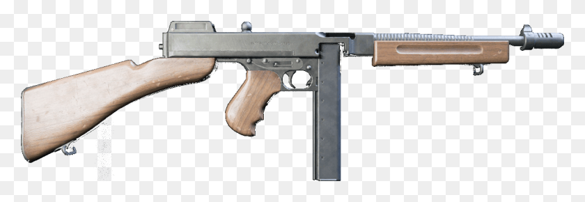 1158x342 Submachine Gun Trigger, Weapon, Weaponry, Handgun HD PNG Download