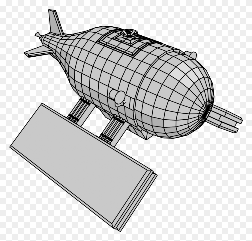 1848x1765 Submarine Line Clipart Sketch, Aircraft, Vehicle, Transportation HD PNG Download