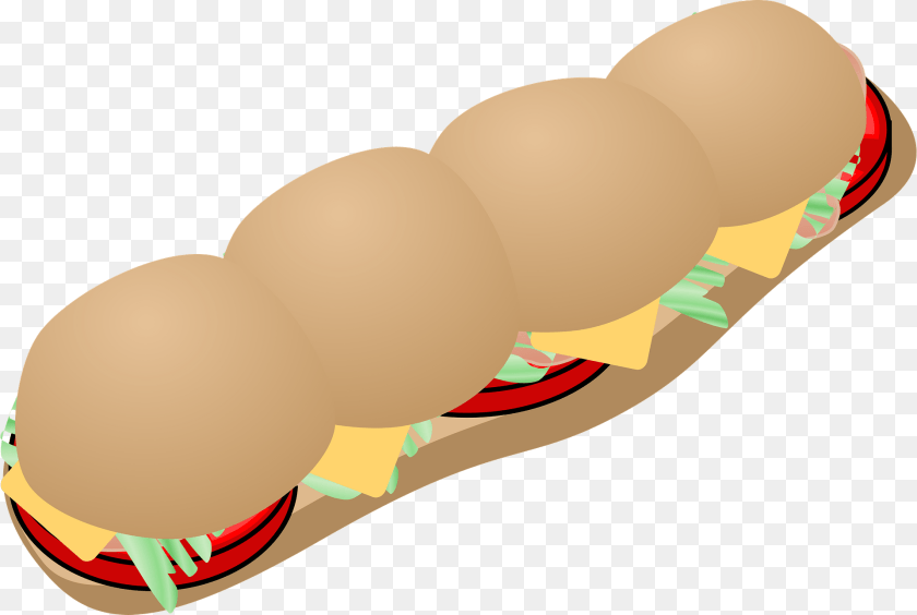 1920x1290 Submarine Sandwich Clipart, Food Transparent PNG