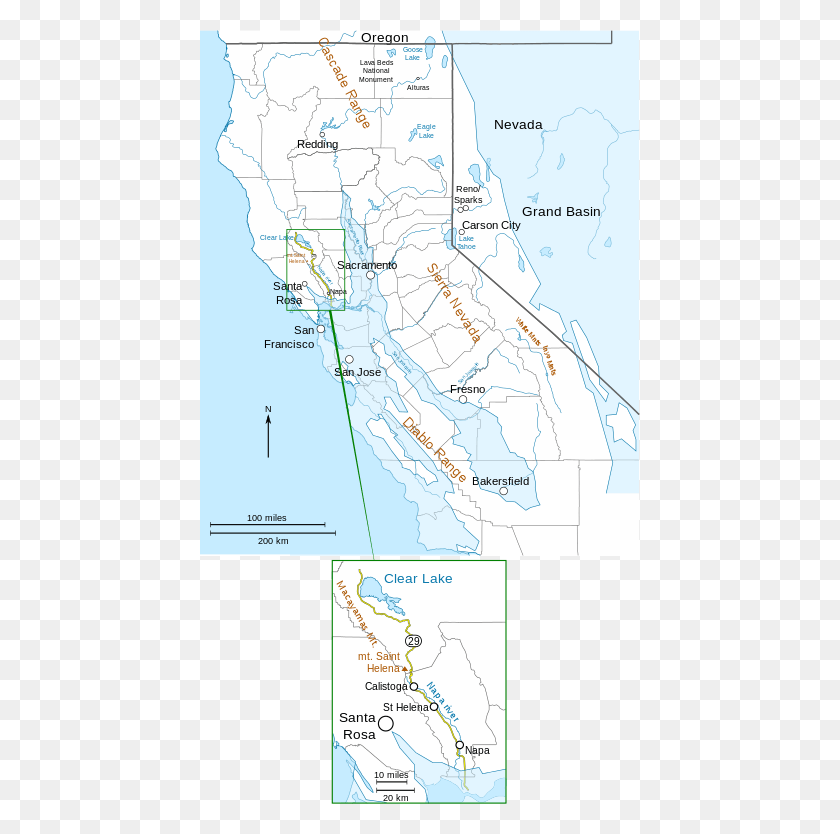 440x774 Submerged California The Setting Of The Book Map Of Rocannon39s World, Plot, Diagram, Atlas HD PNG Download