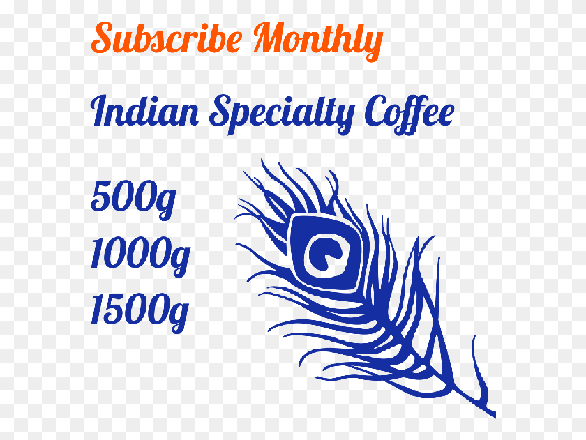 583x571 Subscribe Monthly Indian Specialty Coffee Art, Text, Symbol, Poster HD PNG Download