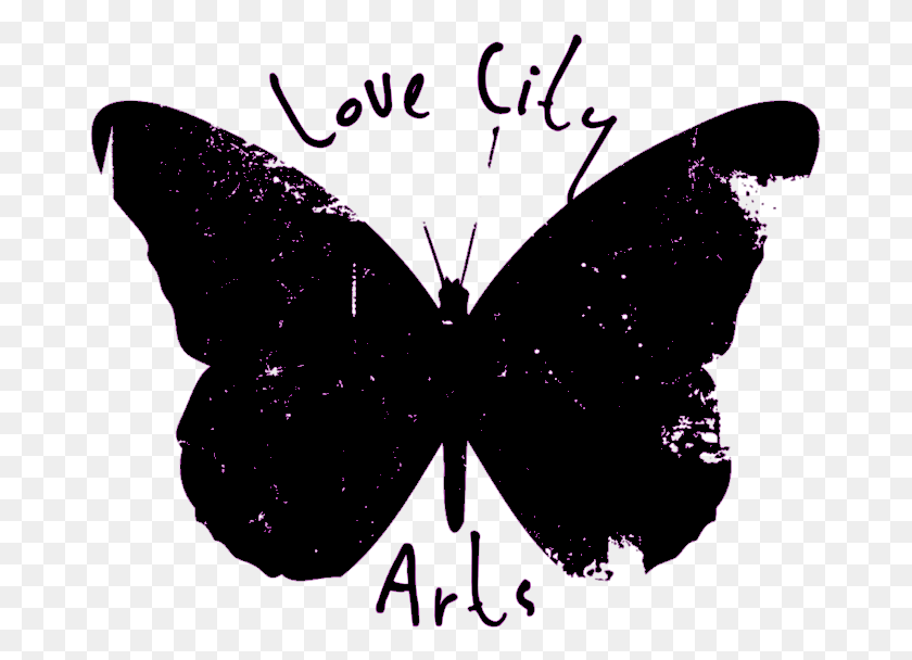 675x548 Subscribe To Updates From Love City Arts Collective Grunge Butterfly, Ornament, Pattern, Graphics Descargar Hd Png