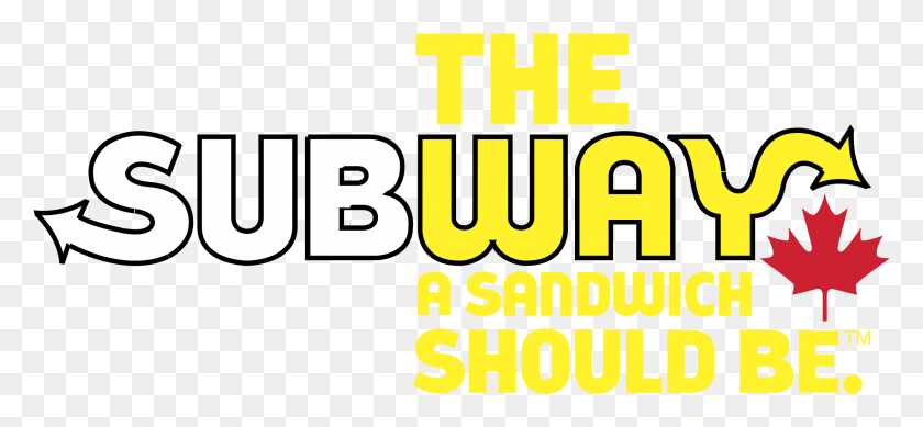 2196x929 Subway Logo Transparent Subway, Text, Word, Label HD PNG Download