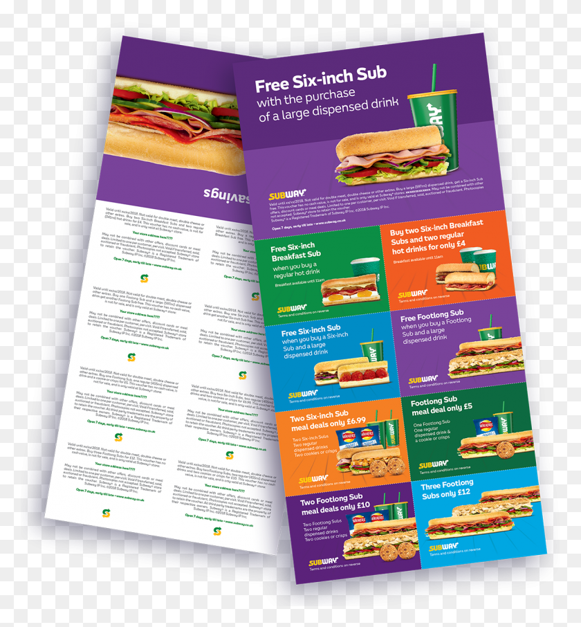 1181x1281 Descargar Png Subway Menu Printing, Flyer, Poster, Paper Hd Png