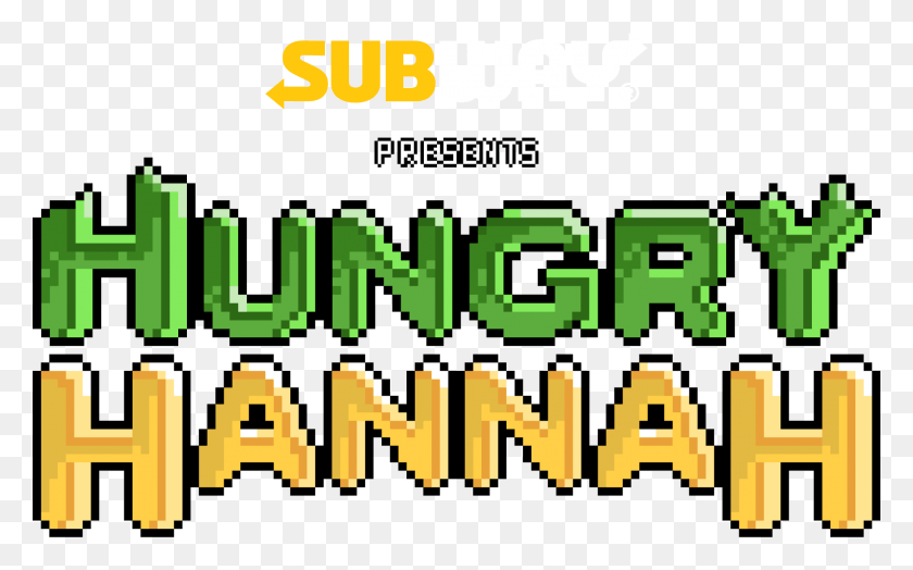 1868x1112 Subway Presents Hungry Hannah Graphic Design, Text, Rug, Word HD PNG Download