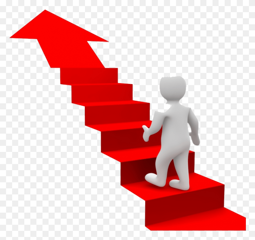 799x748 Success Goal Clipart Stair Stairs For Transparent Stairs Of Success, Handrail, Banister, Staircase HD PNG Download