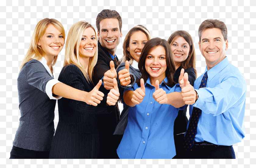 799x505 Success People Group Of Successful People, Thumbs Up, Person, Finger HD PNG Download