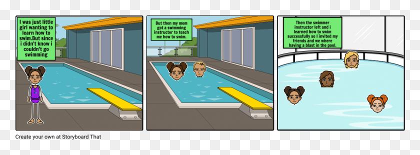 1145x368 Successfully Learing How To Swim Cartoon, Water, Pool, Swimming Pool HD PNG Download