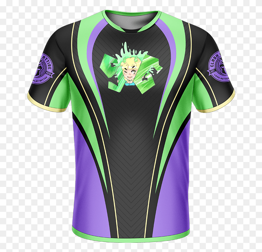 668x749 Succubus Gaming Short Sleeve Jersey Active Shirt, Clothing, Apparel, Person HD PNG Download