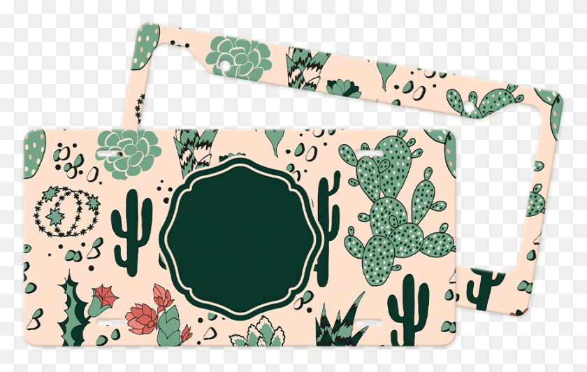 863x523 Succulent Desert Backpack By Lidiebug Motif, Doodle HD PNG Download