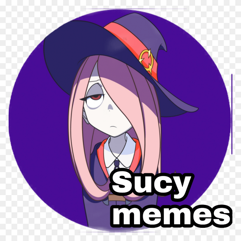 1024x1024 Sucy Sticker Little Witch Academia Susy, Purple, Graphics, Descargar Png