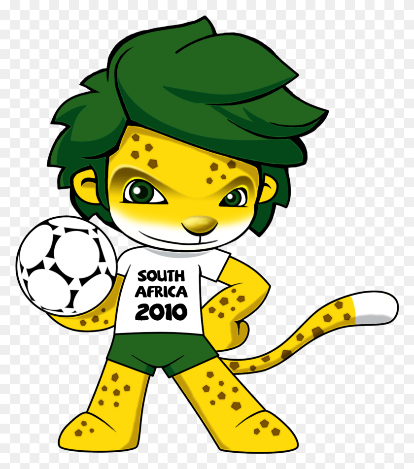 1261x1443 Sudfrica 2010 Zakumi Fifa World Cup Mascot, Soccer Ball, Ball, Soccer HD PNG Download