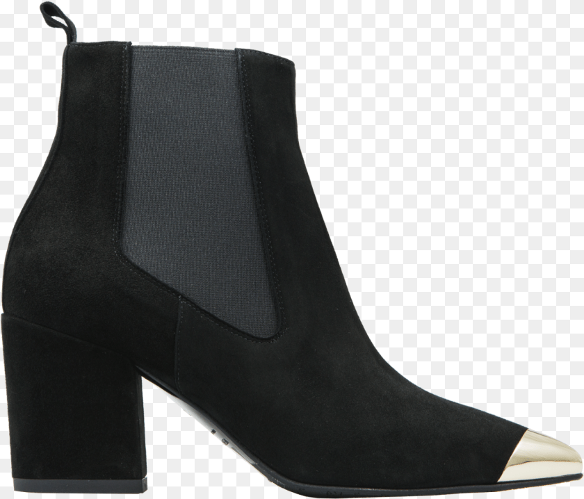 1346x1150 Suede Adriana Beatles Boot With Metal Accessory Chelsea Boot, Clothing, Footwear, High Heel, Shoe PNG
