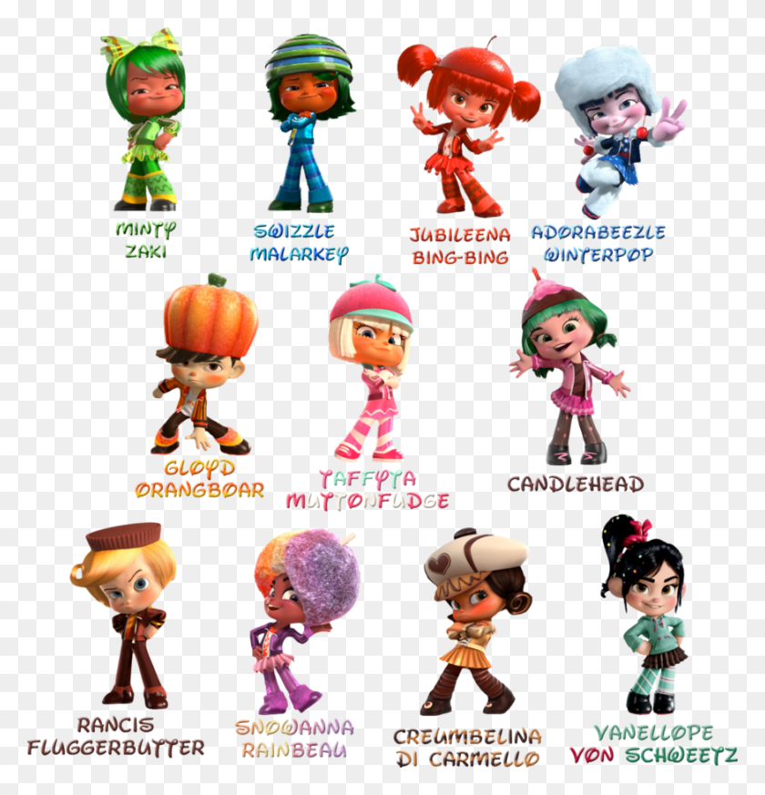 875x913 Sugar Rush Speedway Characters, Doll, Toy, Figurine HD PNG Download