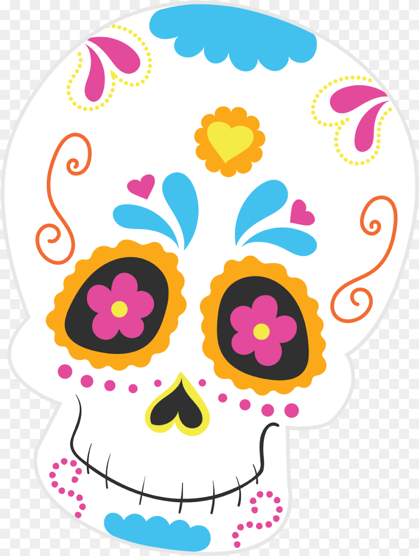 1197x1589 Sugar Skull Funny, Art, Graphics, Pattern PNG