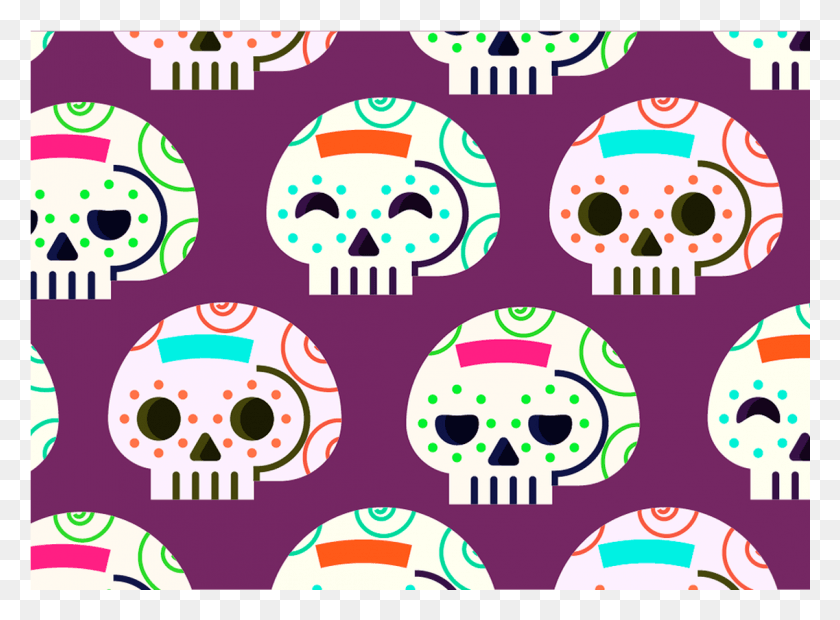 1137x817 Sugar Skull Patterns Search Result Cliparts For Sugar, Label, Text, Sticker HD PNG Download