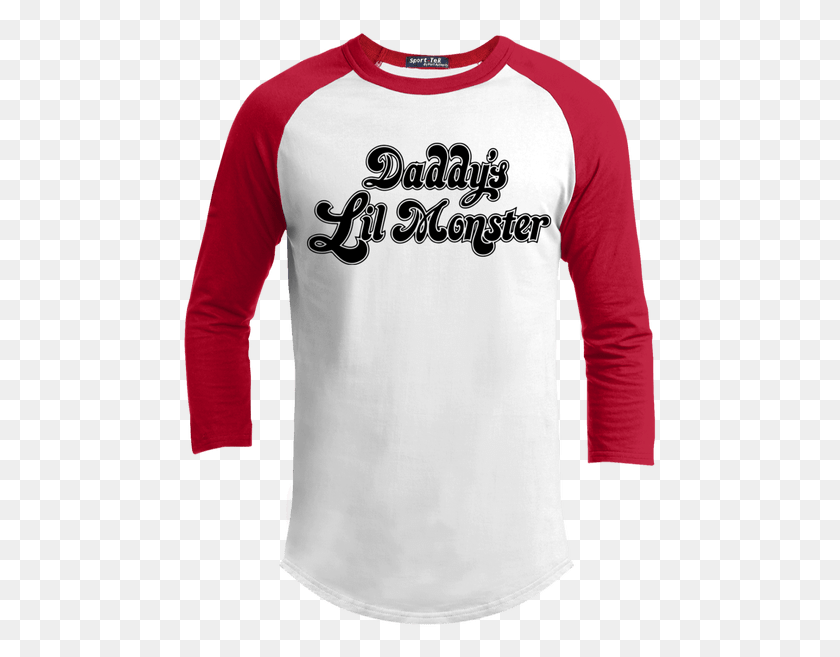 477x597 Suicide Squad Daddys Lil Monster Long Sleeved T Shirt, Sleeve, Clothing, Apparel HD PNG Download