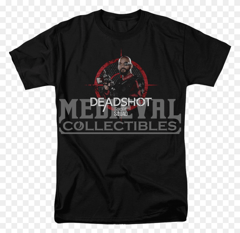 842x816 Suicide Squad Deadshot Crosshairs T Shirt You Re Too Close For Missiles Shirt, Clothing, Apparel, T-shirt HD PNG Download