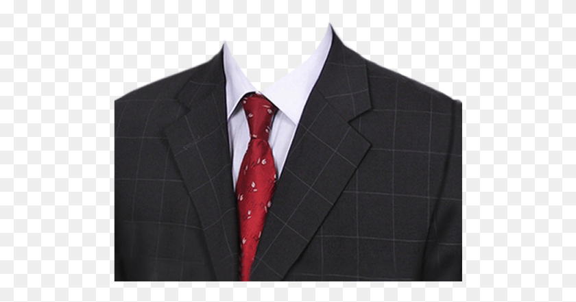 509x381 Suit And Tie Transparent Background Black Suit Red Tie, Accessories, Accessory, Necktie HD PNG Download